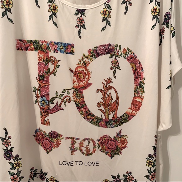 “Diamond” Blouse with black cut mesh bottom - Picture 3 of 13